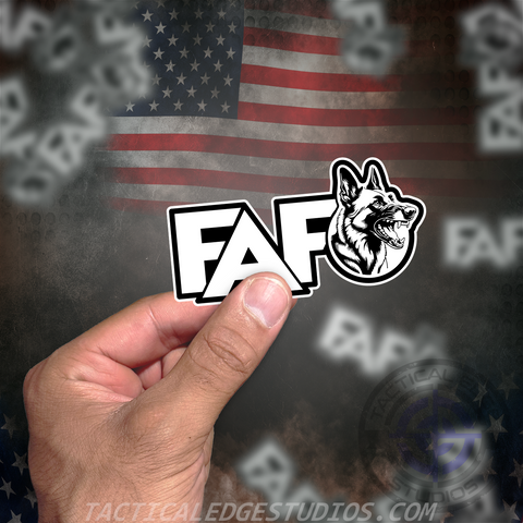 FAFO K9 Sticker