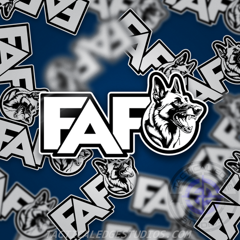 FAFO K9 Sticker