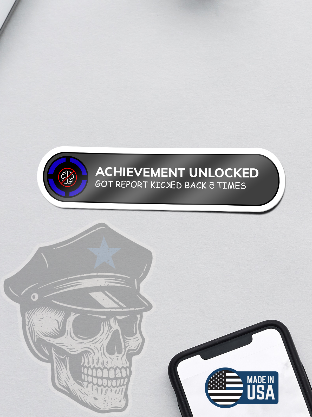 Achievement Award (Got Report Kicked Back) Sticker