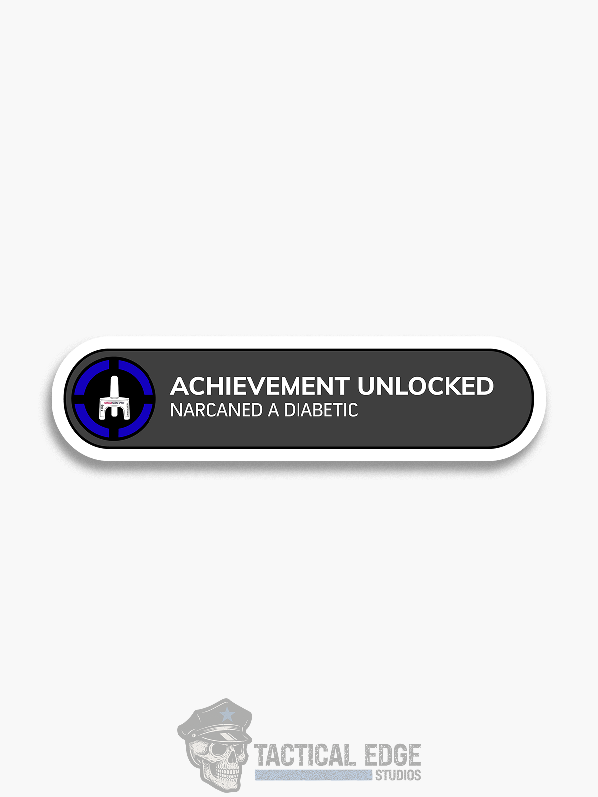 Achievement Award (Narcaned a Diabetic) Sticker