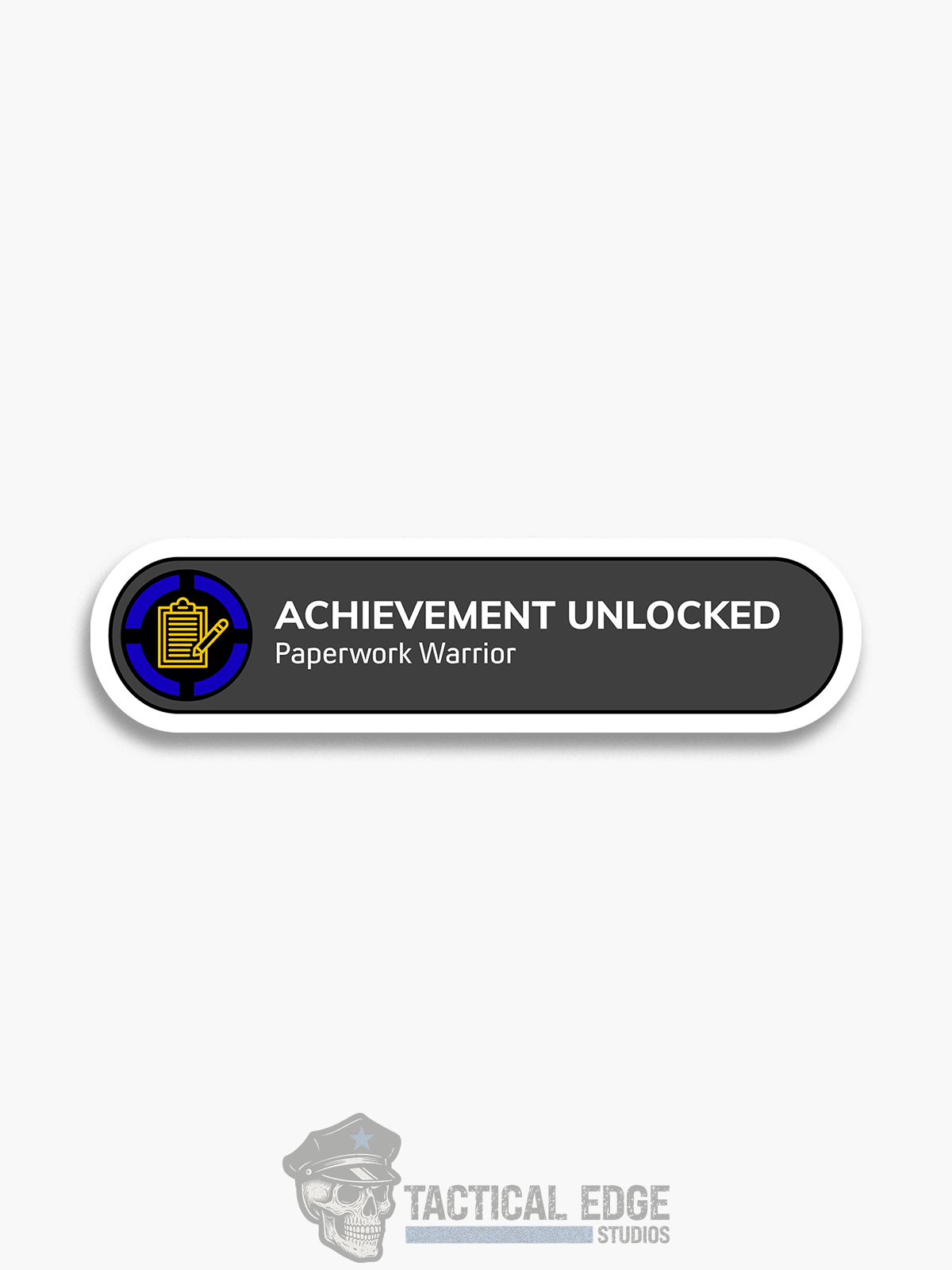 Achievement Award (Paperwork Warrior) Sticker