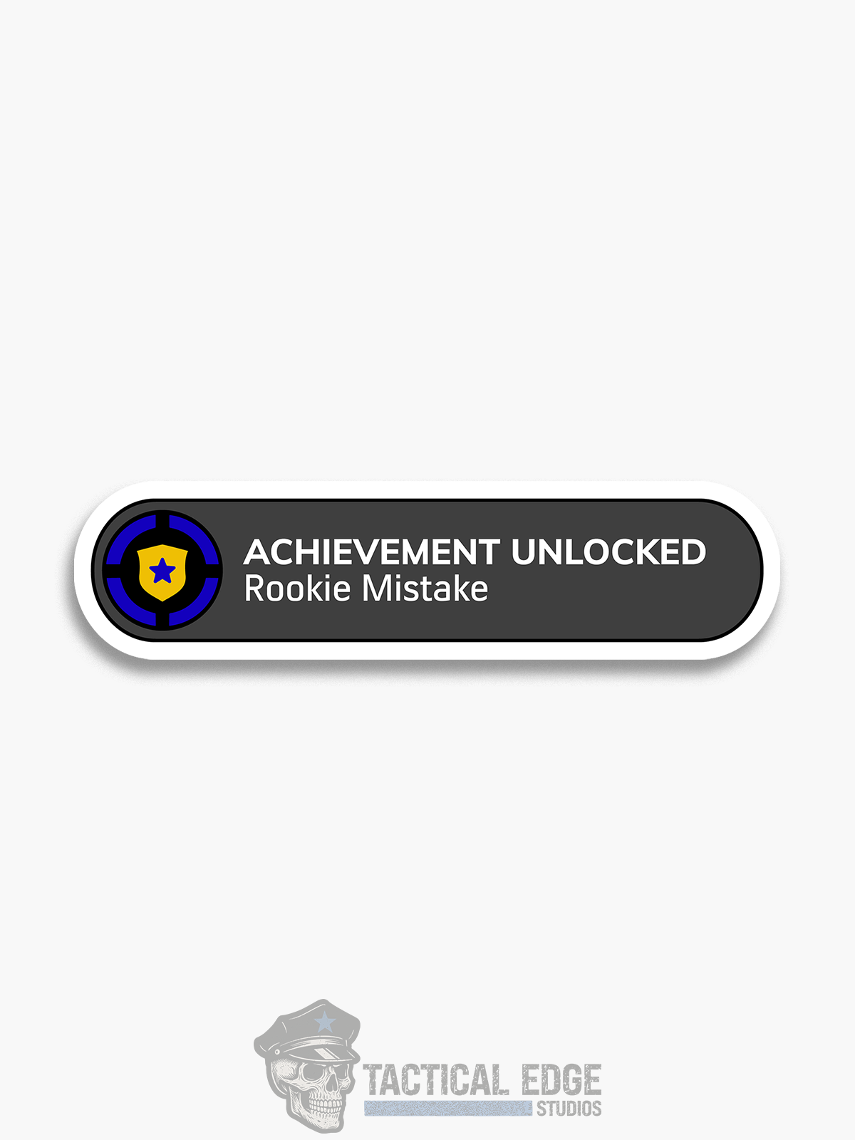 Achievement Award (Rookie Mistake) Sticker