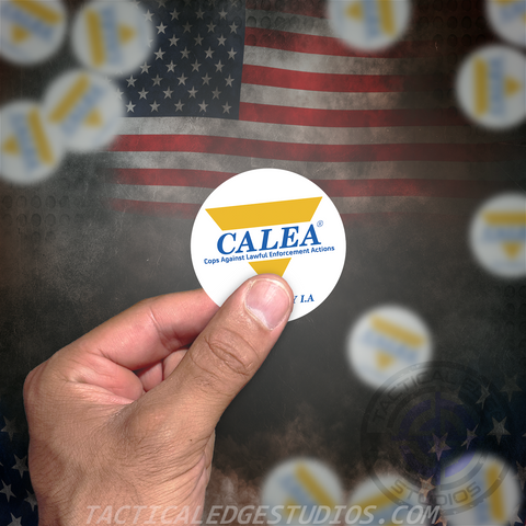 Cops Against Lawful Enforcement Actions (CALEA) Sticker