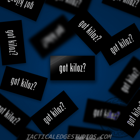 got Kiloz? Sticker