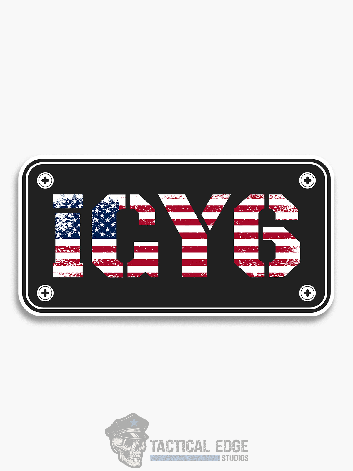 IGY6 America Flag Sticker