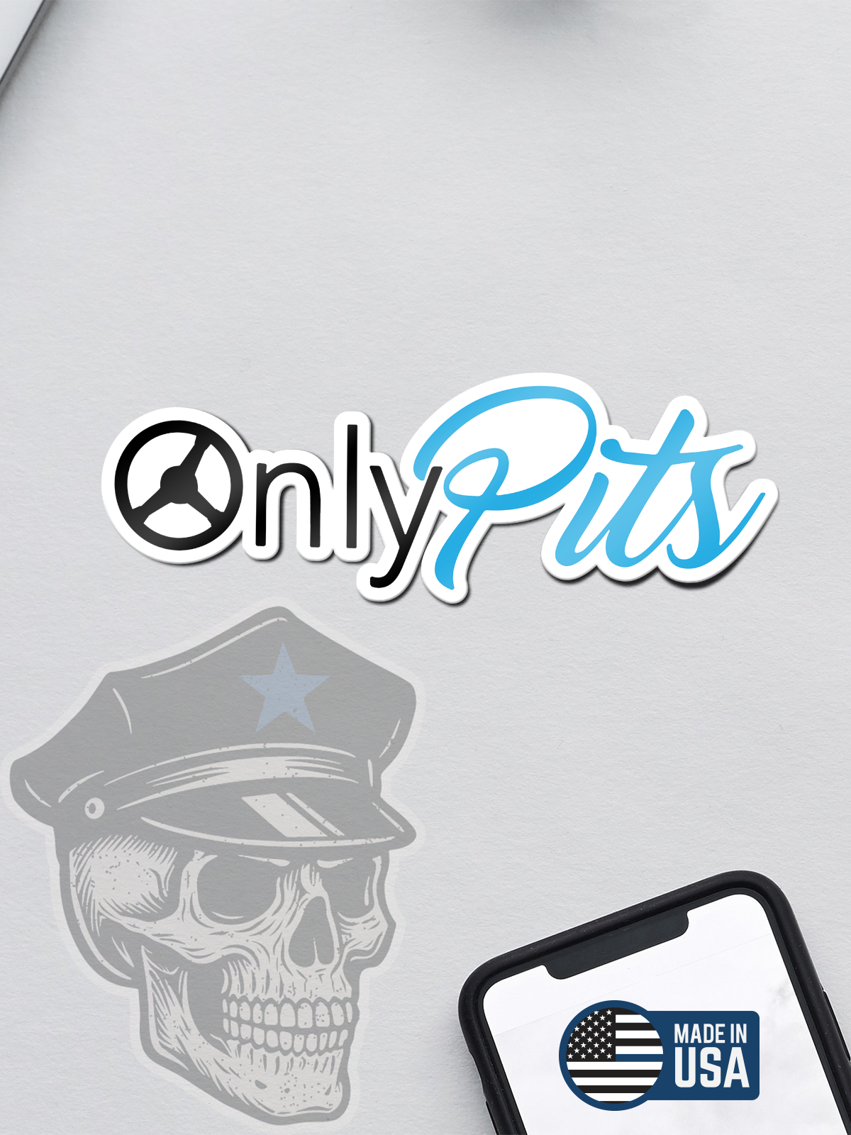 Only Pits Sticker