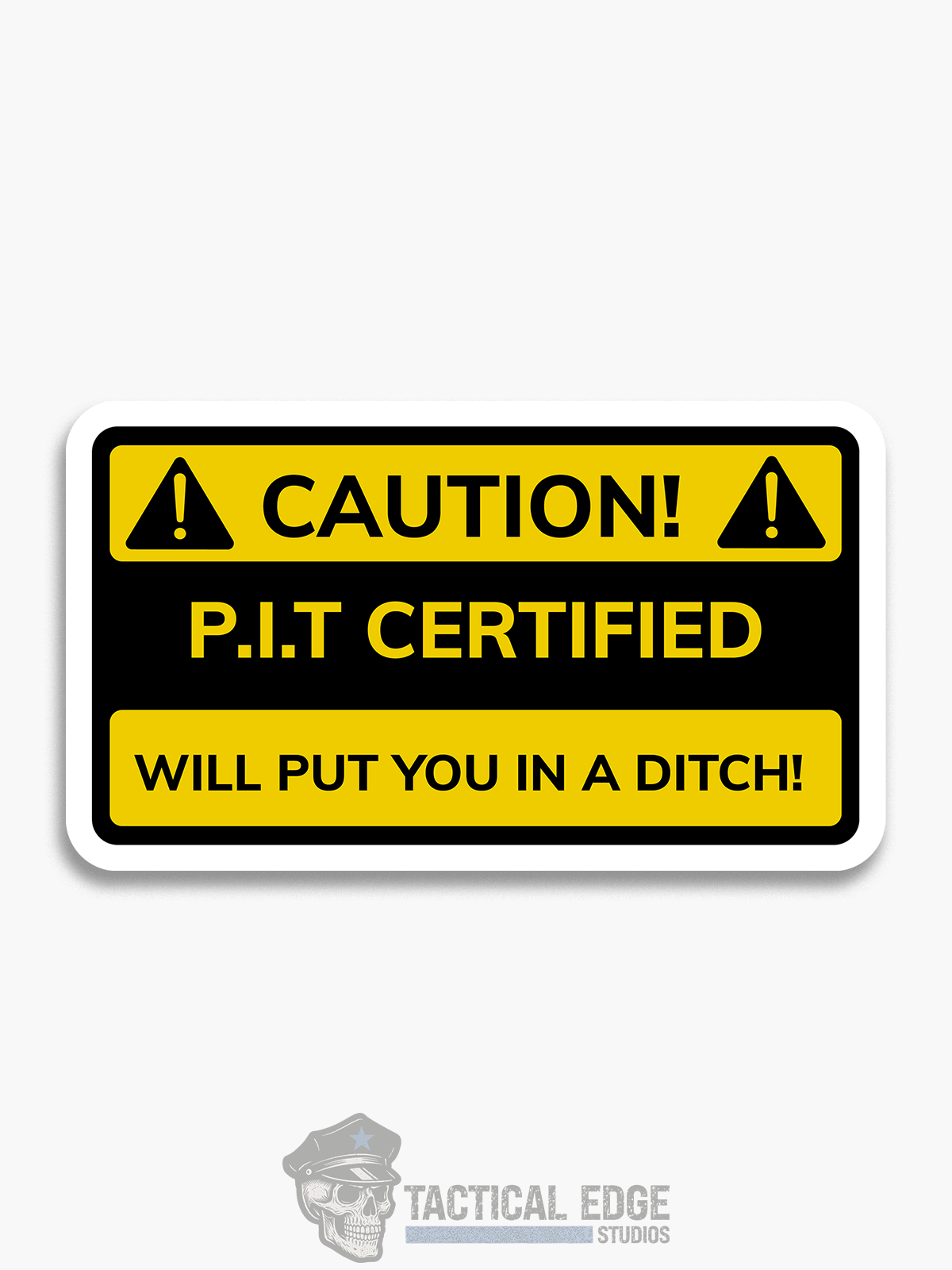 PIT Certified Sticker
