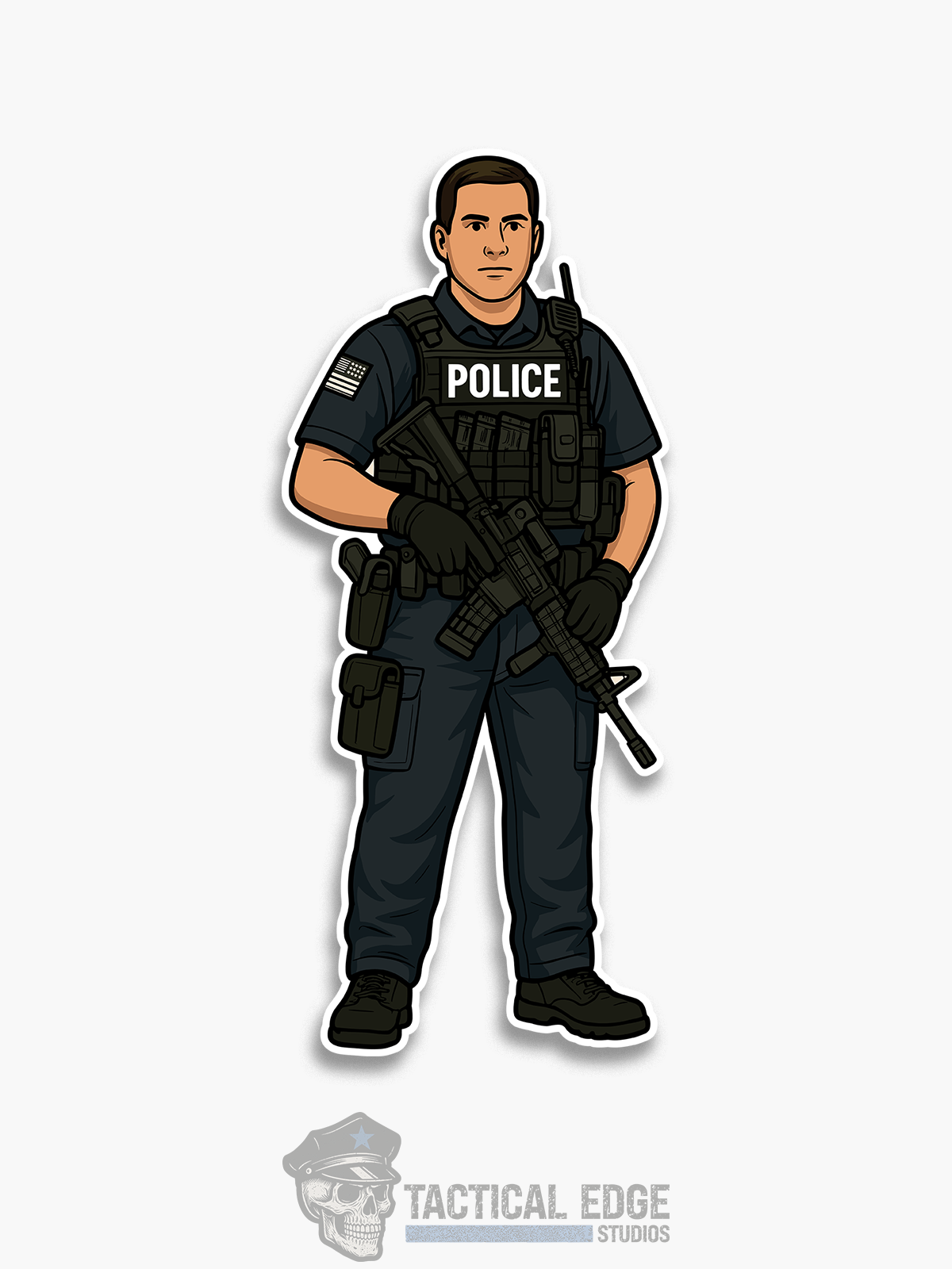 Police Tactical Sticker