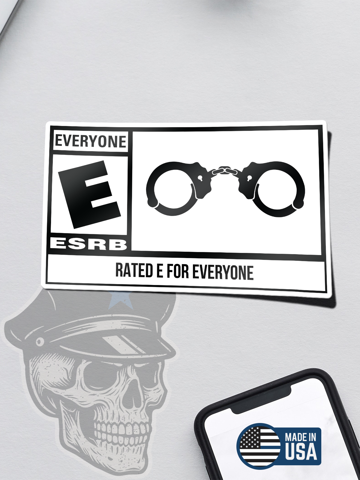 Rated E for Everyone Sticker