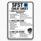 SFST Cheat Sheet Sticker