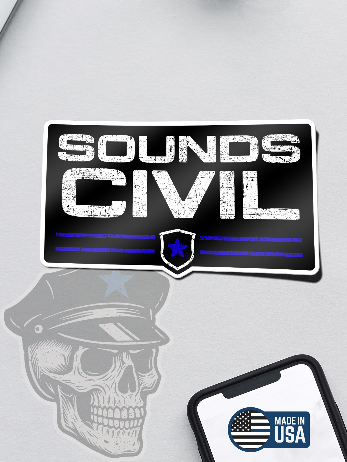 Sounds Civil Sticker