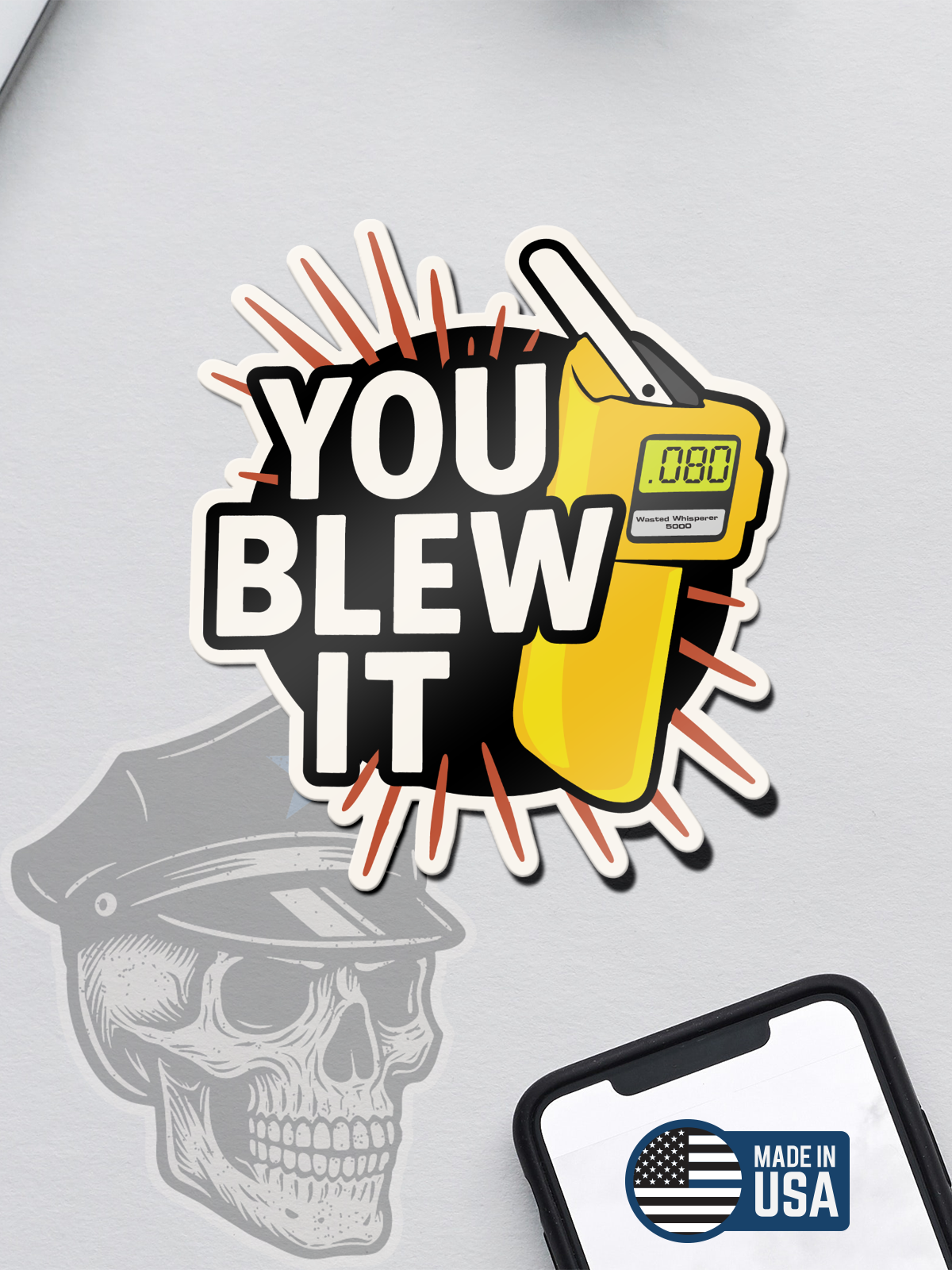 You Blew It Sticker